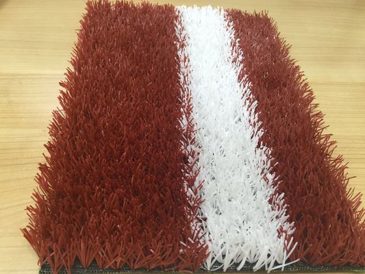 10x10 10 X 20 Colored Artificial Turf Grass Running Track 50mm 20mm Red White