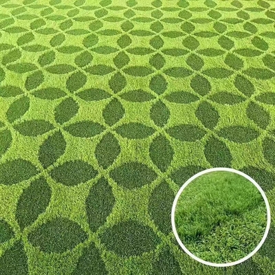 geometrik figür suni çim 4m çim figürlü çim.